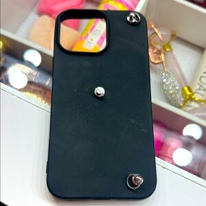 Target Black IPhone 16 Pro Max Case with Silver Accents